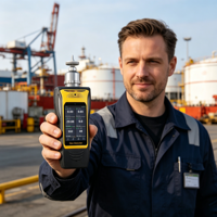 Detector de Gas CO2 Portátil, Monitor de Dióxido de Carbono, Medidor de CO2 de Mano con Registro de Datos, Calidad del Aire, Cervecería, Estacionamiento, 4 Pulgadas