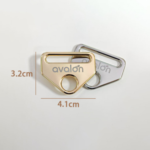 Boucles métalliques personnalisées pour sacs Raccords de quincaillerie personnalisés Accessoires de sac à main en cuir Pièces décoratives pour le design de mode - Product Image 6