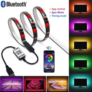 <span class=keywords><strong>Ruban</strong></span> <span class=keywords><strong>LED</strong></span> intelligent sans fil avec application, 1M/2M/3M/4M/5M, RGB, télécommande, éclairage arrière de télévision, DC 5V, <span class=keywords><strong>USB</strong></span>, 5050 SMD, <span class=keywords><strong>ruban</strong></span> <span class=keywords><strong>LED</strong></span> flexible - Product Image 2