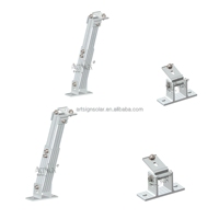 Système de montage solaire sans rail Art Sign, inclinaison réglable, pieds avant et arrière, support PV en aluminium, système de fixation pour toit solaire
