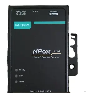 MOXA Switch Nport 5130 Industrial Ethernet Switch NPORT 5110-T Serial Device Server New