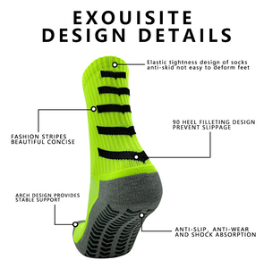 Unisex Chất Lượng Cao Chống-Trượt Vớ Bóng Đá Dệt Kim Crew Sọc Mô Hình Thiết Kế Logo Cuff Tất Cả Các Mùa Thể Thao Cho Mùa Thu - Product Image 4