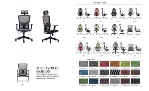 เก้าอี้ตาข่ายหมุนได้ตามหลักสรีรศาสตร์เก้าอี้สำนักงานมีความยืดหยุ่นพนักพิงหลังปรับได้เก้าอี้สำนักงานหลังสูง4D - Product Image 5