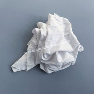 Trapos de Algodón Blancos para Limpieza Industrial, Trapos de Algodón Recortados de Camisetas Blancas - Product Image 1