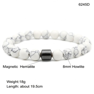 Smoking Cessation <b>Bracelet</b> Magnetic Hematite <b>Bracelets</b> Stretch Natural Stone Lava <b>Beaded</b> <b>Bracelets</b> Tiger Eye Onyx Howlite - Product Image 3