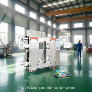 Prix usine Détergent <span class=keywords><strong>Poudre</strong></span> <span class=keywords><strong>Liquide</strong></span> Dosettes Bouchons De Perles PVA Film Supply Remplissage D'étanchéité Machine D'emballage Joint D'eau Hot Seal Prix - Product Image 2