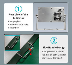 अल्ट्रा-लो प्लेटफॉर्म 304 स्टेनलेस स्टील इलेक्ट्रॉनिक व्हीलचेयर वजन वाले व्हीलचेयर के लिए छोटे फर्श पैमाने - Product Image 5