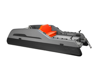 Catamaran à moteur gonflable rapide en PVC Drop Stitch Hypalon, Yacht de luxe auto-vidangeant pour la navigation commerciale