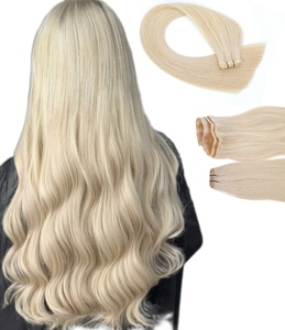 Extensioni <span class=keywords><strong>per</strong></span> <span class=keywords><strong>capelli</strong></span> con nastro adesivo invisibile Genius Weft, bionde russe di lusso, le più vendute, <span class=keywords><strong>per</strong></span> l'<span class=keywords><strong>infoltimento</strong></span> dei <span class=keywords><strong>capelli</strong></span> delle donne europee - Product Image 1