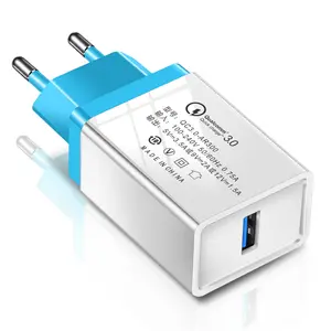 מהיר מטען QC3.0 USB מטען האיחוד האירופי ארה"ב קיר נייד טלפון מטען מתאם עבור iPhone 11 XS מקסימום טעינה מהירה עבור סמסונג