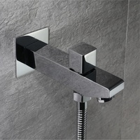 Pommeau de douche à haute pression salle de bain douche robinet mitigeur LED musique pluie système de douche avec Thermostat