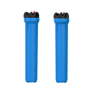 Water Prefilter 20 Inch Three Stage Blue Bottle High Flow Pre Filter For <b>Kitchen</b> Home Whole House ABS Material - Product Image 4