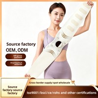 Ceinture de massage abdominale intelligente chauffante, masseur lombaire à impulsions, masseur EMS de fitness à domicile, rechargeable, musical QL-3