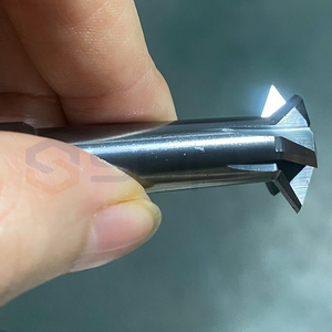 Supal phi tiêu chuẩn vonfram thép lên và xuống chamfering cứng hợp kim 55 độ đôi chamfering End Mill phay Cutter công cụ - Product Image 3