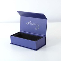 Boîte cadeau personnalisée en carton rigide en forme de chaussure avec fermeture magnétique, gaufrage, pelliculage mat et couches UV