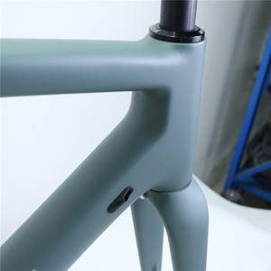 Winowsports – cadre de vélo de route en carbone <span class=keywords><strong>700C</strong></span>, frein à disque, axe traversant 12x142mm, cadres de vélo de course en gravier avec fourche en gravier en carbone - Product Image 5