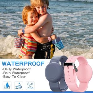 Bracelet de montre pour enfants étanche sport pour <span class=keywords><strong>Airtag</strong></span> Bracelet en silicone pour enfant pour <span class=keywords><strong>Apple</strong></span> <span class=keywords><strong>AirTag</strong></span> support léger Bracelet de montre pour enfants - Product Image 4
