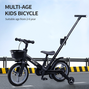 Bicicleta Infantil <span class=keywords><strong>BEBELUX</strong></span> 5 en 1 de 12 Pulgadas, Personalizada OEM, Bicicleta de Equilibrio para Niños con Ruedas de Entrenamiento - Product Image 2