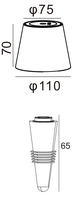 Oem prix raisonnable extérieur étanche sans fil led batterie rechargeable lampe de table sans fil pour restaurant