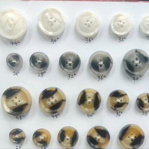 Tùy Chỉnh Lớn 24Mm Vòng 4-Lỗ Nút Quần Áo Với Sequins Trang Trí Hình Chữ Nhật Phong Cách Sừng Nút Phong Cách Chân - Product Image 1