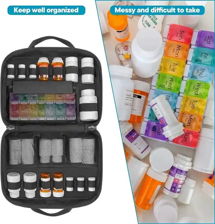 Tactical Medica tion Aufbewahrung tasche Medical Supplies Einkaufstasche Travel Medicine Pill Bottle Organizer Bag