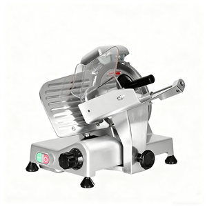New Commercial Meat Slicer 0.32KW Semi Automatic Frozen Stainless Steel Adjustable Thickness 15.5kg 1 Year Warranty - Product Image 1