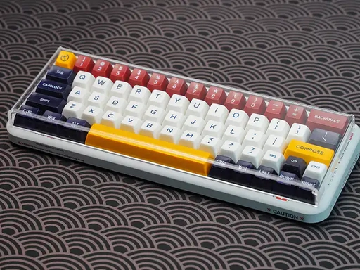 Factory Custom Clear Bent Acrylic Keyboard Cover All Layout Mechanical Keyboard Dust Protector With Custom Logo Printing