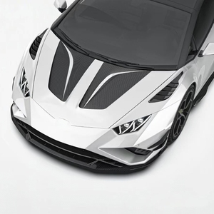 ฝากระโปรงหน้าสำหรับ lambLamborghini Huracan EVO RWD อัพเกรดสไตล์ <span class=keywords><strong>PK</strong></span> คาร์บอนไฟเบอร์แห้งกระโปรงข้างสปอยเลอร์ดิฟฟิวเซอร์ - Product Image 2