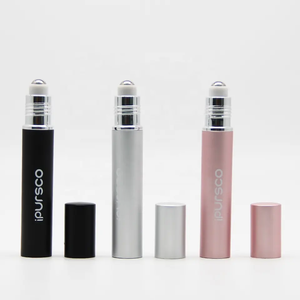 5ml 10ml 15ml dầu mũi Ống hít que ống rỗng cuộn trên mắt huyết thanh chai màu xanh bạc Lăn chai - Product Image 1