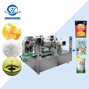 100-1000G Heißsiegel-Marmeladen glas Flüssig milch verpackung Automatische Kaffeepulver-Granulat-Verpackungs maschine