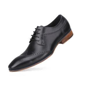 Zapatos Formales de Cuero para Hombre, Estilo Monk Strap, Modernos, Casuales, de Negocios, con Punta en Pico, que Aumentan la Altura, Antideslizantes - Product Image 5
