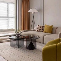 Canapé 2 places en tissu, mobilier de salon de luxe moderne