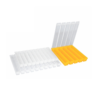 Tarauds à filetage hélicoïdal, tarauds droits, forets à filetage métallique CNC, modèle PANDE PDLT, épaisseur 1 mm, emballage intégré en boîte plastique