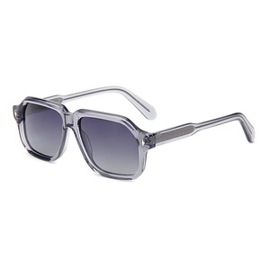 Lunettes de soleil rectangulaires à monture intégrale, verres dégradés, protection UV 100%, style décontracté unisexe pour adultes - Product Image 5