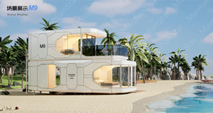 Sang trọng hai tầng không gian viên nang hệ thống nhà di động bãi biển khách sạn & Homestay container nhà cho siêu thị & văn phòng xây dựng - Product Image 6