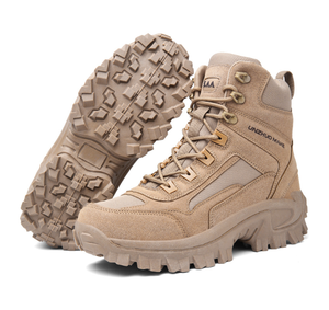Bottes de randonnée et d'entraînement vertes DFB22 pour le camping en extérieur, modèle Khaki 5AA SAA, personnalisables, stock disponible, bottes de désert vertes UNMK AS33 Unzhoumake - Product Image 6