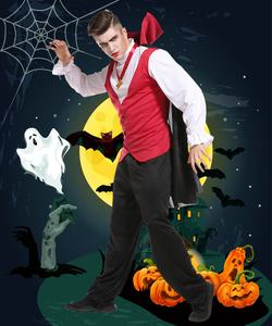 Traje de Halloween Medieval el impresionante vampiro Duke disfraz de vampiro adulto - Product Image 3