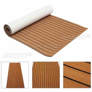 Alfombrilla de Espuma EVA de 240 cm para Cubierta de Barco o Yate, Imitación Madera de Teca, Autoadhesiva, Antideslizante - Product Image 5