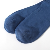 Chaussettes mi-mollet tricotées sur mesure pour hommes, style élite décontracté et professionnel, couleur unie, saison printemps, en Spandex et bambou, vente en gros