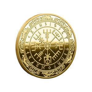 เหรียญที่ระลึกธีมกีฬาชุบทองคำแท้แบบกำหนดเองของโซโลมอน ซัน อาร์เรย์ ลายคธูลู ตำนานเวทมนตร์ เหรียญนักเดินทาง สองด้าน - Product Image 4