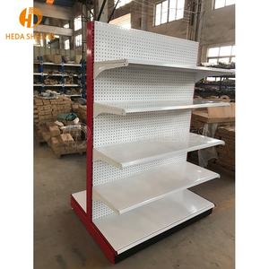 מדפי סופרמרקט כבד מדפים מתכת תצוגת מדפים גונדולה חנות חנות חנות חנות חנות מדפים - Product Image 2