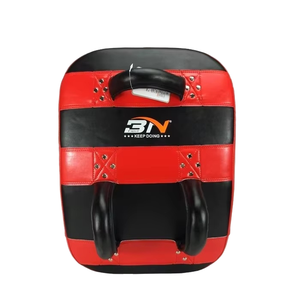 แผ่นรองขาสำหรับเตะ BN Wholesale Rubber Leg Kick Pads สำหรับมวยไทย เทควันโด ซานด้า แผ่นป้องกันการเตะ - Product Image 2