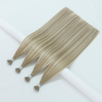 Luxsea Hair - Extensioni di Capelli Russi Remy all'Ingrosso, Direttamente dalla Fabbrica, con Punta Nano, 100% Capelli Umani Vergini a Doppia Trama