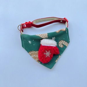 Pañuelo para Perro, Collar para Gato, con Diseño Navideño de Reno y Santa Claus, Ajustable, para Fiestas - Product Image 6