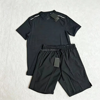 Ensemble de course et de fitness unisexe, nouveau, séchage rapide, respirant, t-shirt décontracté et short tendance