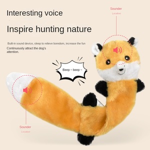 Di alta qualità eco-friendly masticabile volpe procione scoiattolo peluche per cani e gatti che Non affondano giocattoli per animali domestici personalizzabili - Product Image 6