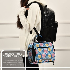 Sac à lunch isotherme personnalisé en promotion, grand sac fourre-tout imperméable pour femmes, hommes et adultes, sac à lunch portable - Product Image 6
