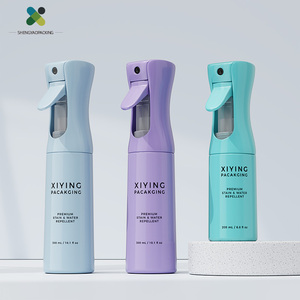 Bouteille pulvérisateur vide rechargeable en <span class=keywords><strong>plastique</strong></span> bleu avec gâchette, en stock, pour désinfectant pour les mains - Product Image 1