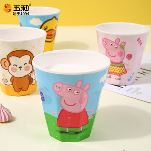 Gowa Cartoon Melamine Cup 260Ml Bpa Free Childrens Drinkware For Kids Summer Gift - Product Image 1