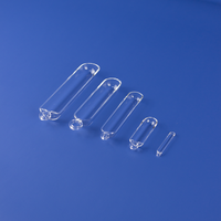Bac en verre de quartz de haute pureté, semi-circulaire à fond plat, à double anse, personnalisé en usine, résistant aux hautes températures pour la soudure